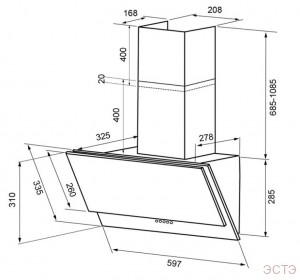 Krona Olly 600 white PB